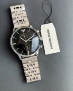EMPORIO ARMANI MASTER 7AAA PREMIUM SLEEPING SLIM BLACK DIAL - Image 5