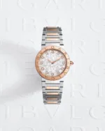 BVLGARI 1977 SWISS STAINLESS STEEL SILVER-ROSEGOLD - Image 3