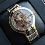 RADO CENTRIX AUTOMATIC OPEN HEART JUBILE SKELETON BROWN DIAL - Image 2