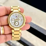 TOMMY HILFIGER DROP-2  TH1782703W STAINLESS STEEL GOLD