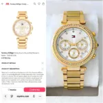 TOMMY HILFIGER DROP-2  TH1782703W STAINLESS STEEL GOLD - Image 5