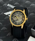 ARMANI EXCHANGE 7AAA ORIGINAL GREY AND GOLDEN DIAL  7AAA ORIGINAL