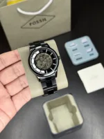 FOSSIL MODERN AUTOMATIC BLACK & WHITE DIAL - Image 2