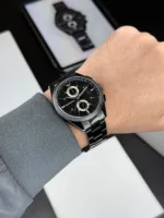EMPORIO ARMANI AR  CLASSIC QUARTZ BLACK DIAL - Image 3
