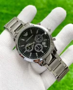 EMPORIO ARMANI STEEL CLASSIC 7AA PREMIUM BLACK DIAL