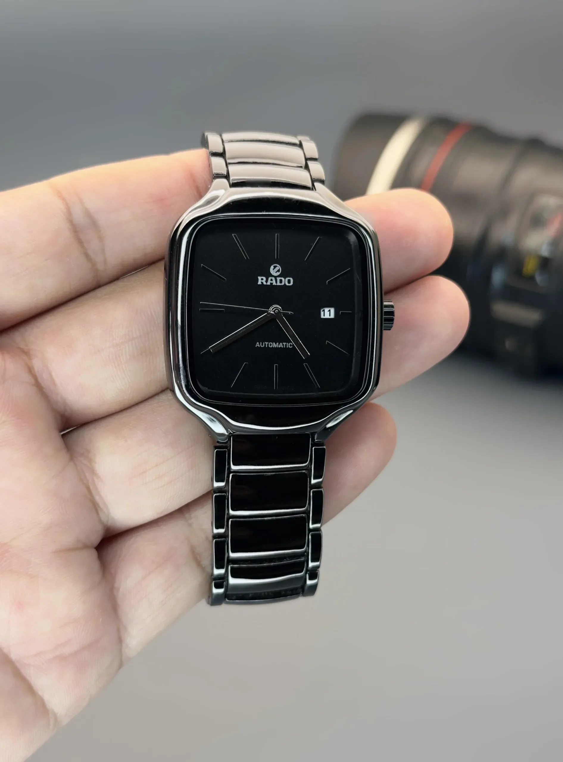 RADO TRUE SQUARE UNDIGITAL 7A PREMIUM BLACK - Image 1
