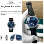 IWC SCHAFFHAUSEN PORTUGIESER AUTOMATIC BLUE - Image 5