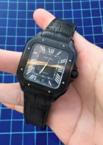 CARTIER SANTOS GEOMETRIC SHAPE 7AA PREMIUM BLACK - Image 3
