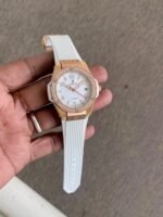 HUBLOT BIG BANG KING GOLD DIAMOND QUARTZ MOVEMENT WHITE DIAL - Image 5