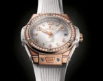 HUBLOT BIG BANG KING GOLD DIAMOND QUARTZ MOVEMENT WHITE DIAL - Image 4
