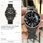 RADO CAPTION COOK HIGH-TECH CERAMIC BOLD BLACK DIAL - Image 3