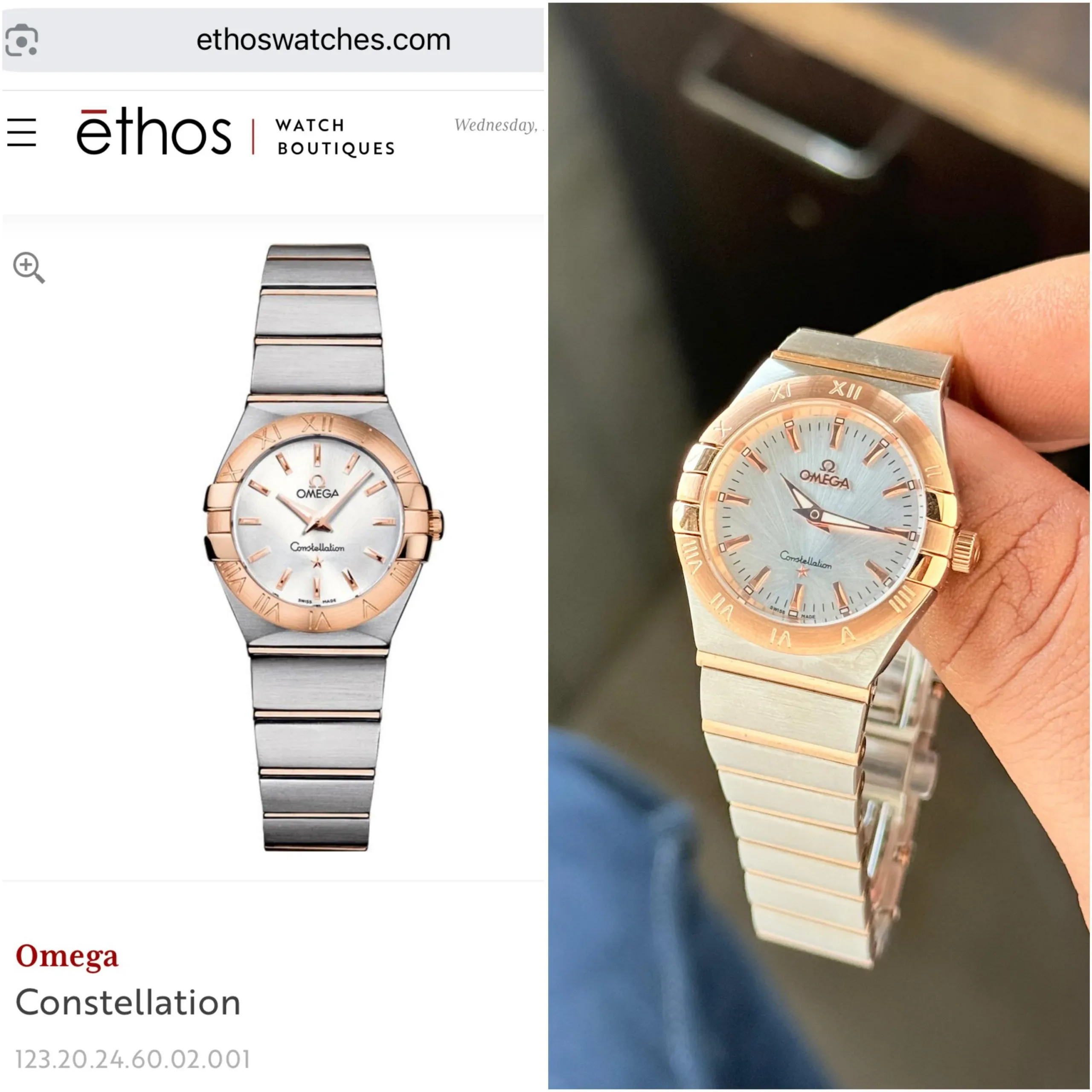 OMEGA CONSTELLATION STAINLESS STEEL 7AAA PREMIUM - Image 4
