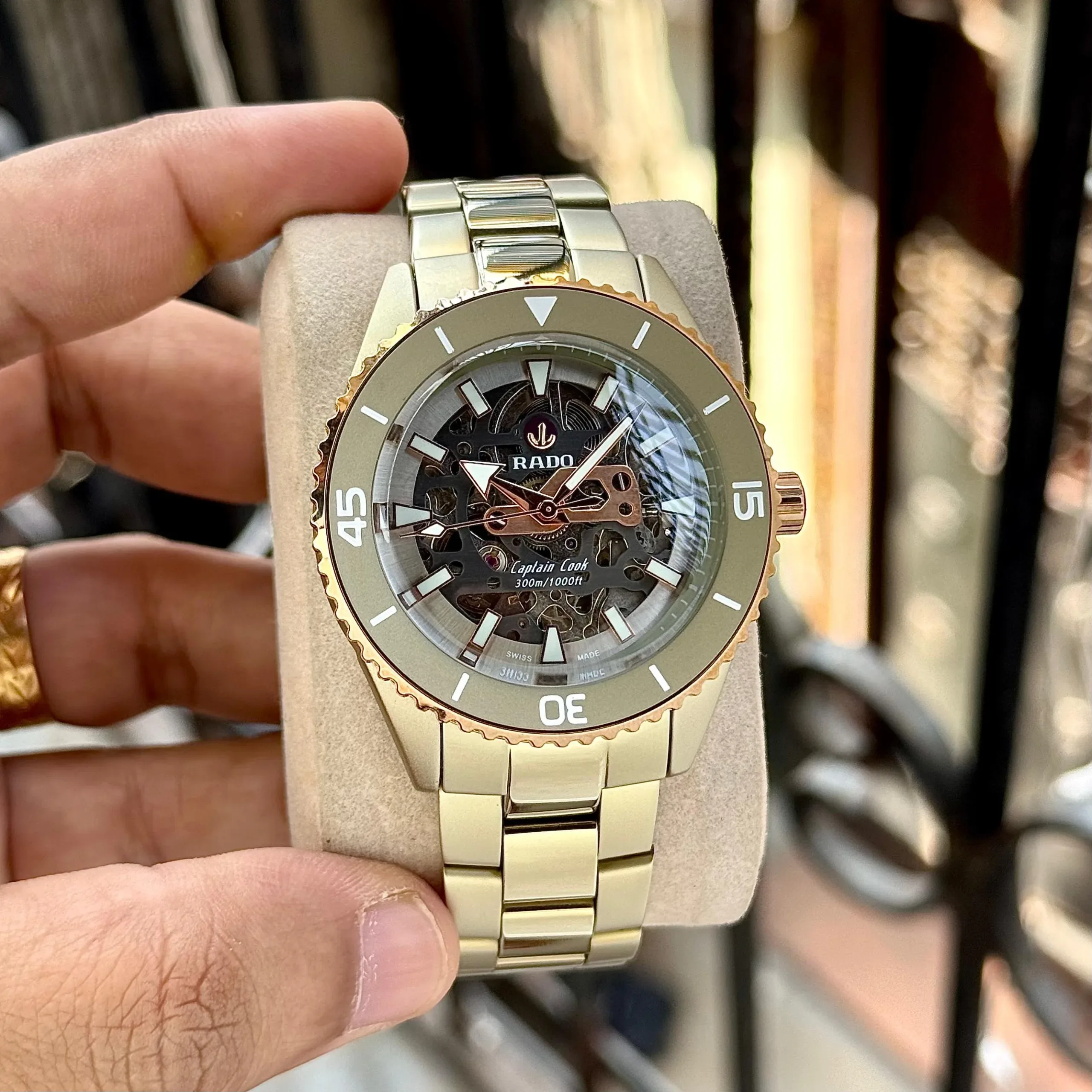 RADO CAPTION COOK HIGH-TECH TRANSPARENT SKELETON DIAL - Image 1