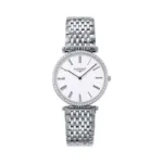 LONGINES ONE CLICK KING SILVER DIAMOND WHITE DIAL - Image 2
