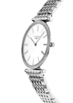 LONGINES ONE CLICK KING SILVER DIAMOND WHITE DIAL - Image 3