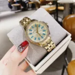 MICHAEL KORS MK7366 MINI PILOT GOLD TONE - Image 5