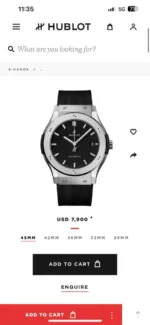 HUBLOT CLASSIC FUSION  AUTOMATIC 7AA PREMIUM - Image 3