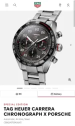 TAG HEUER 7AA PREMIUM ORIGINAL BLACK DIAL - Image 3
