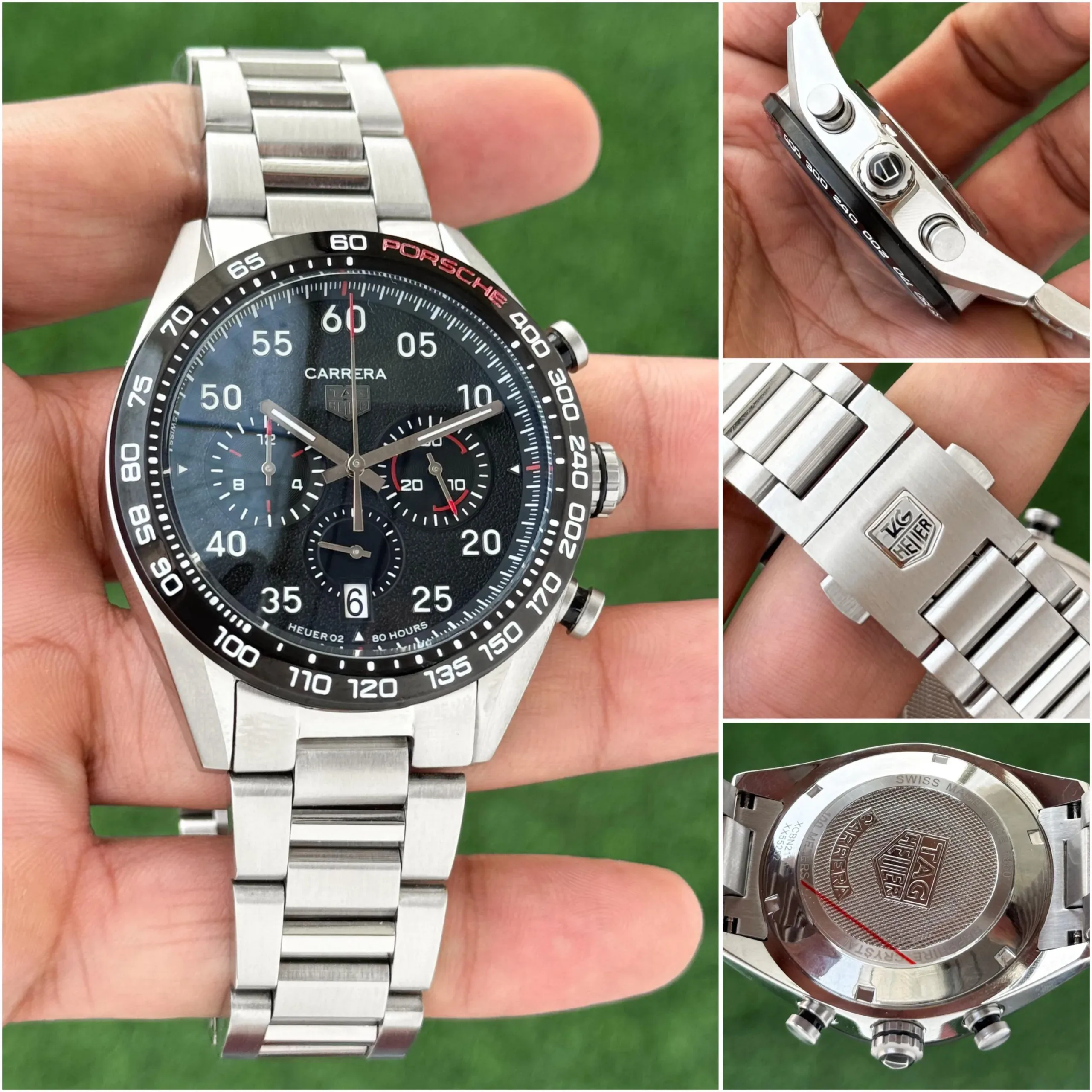 TAG HEUER 7AA PREMIUM ORIGINAL BLACK DIAL - Image 6