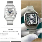 CARTIER SANTOS SKELETON PREMIUM STAINLESS STEEL - Image 5
