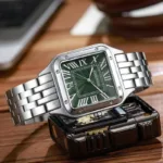 CARTIER PANTHERE DE 7AA PREMIUM GREEN ROMAN DIAL - Image 4