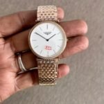 LONGINES ONE CLICK KING SILVER DIAMOND ORIGINAL
