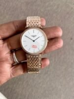 LONGINES ONE CLICK KING SILVER DIAMOND ORIGINAL