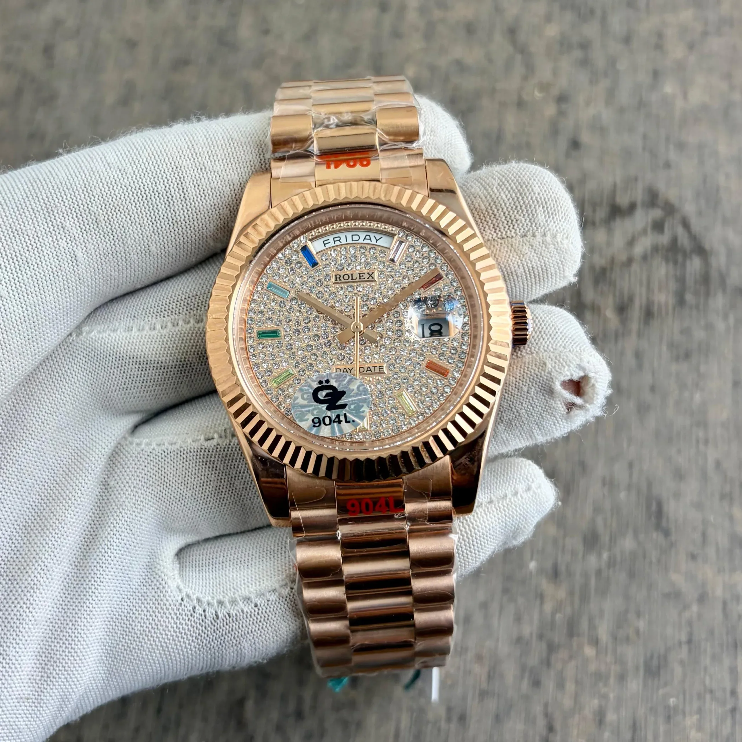 2025/11/IMG-20251124-WA0025-1-jpg.webp ROLEX DAY-DATE RAINBOW DIAMOND DIAL 7AAA PREMIUM - Image 1