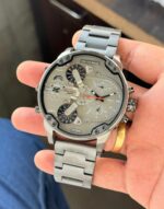 DIESEL MR.DADDY 2.0 DZ7313 GREY BLACK DIAL - Image 4