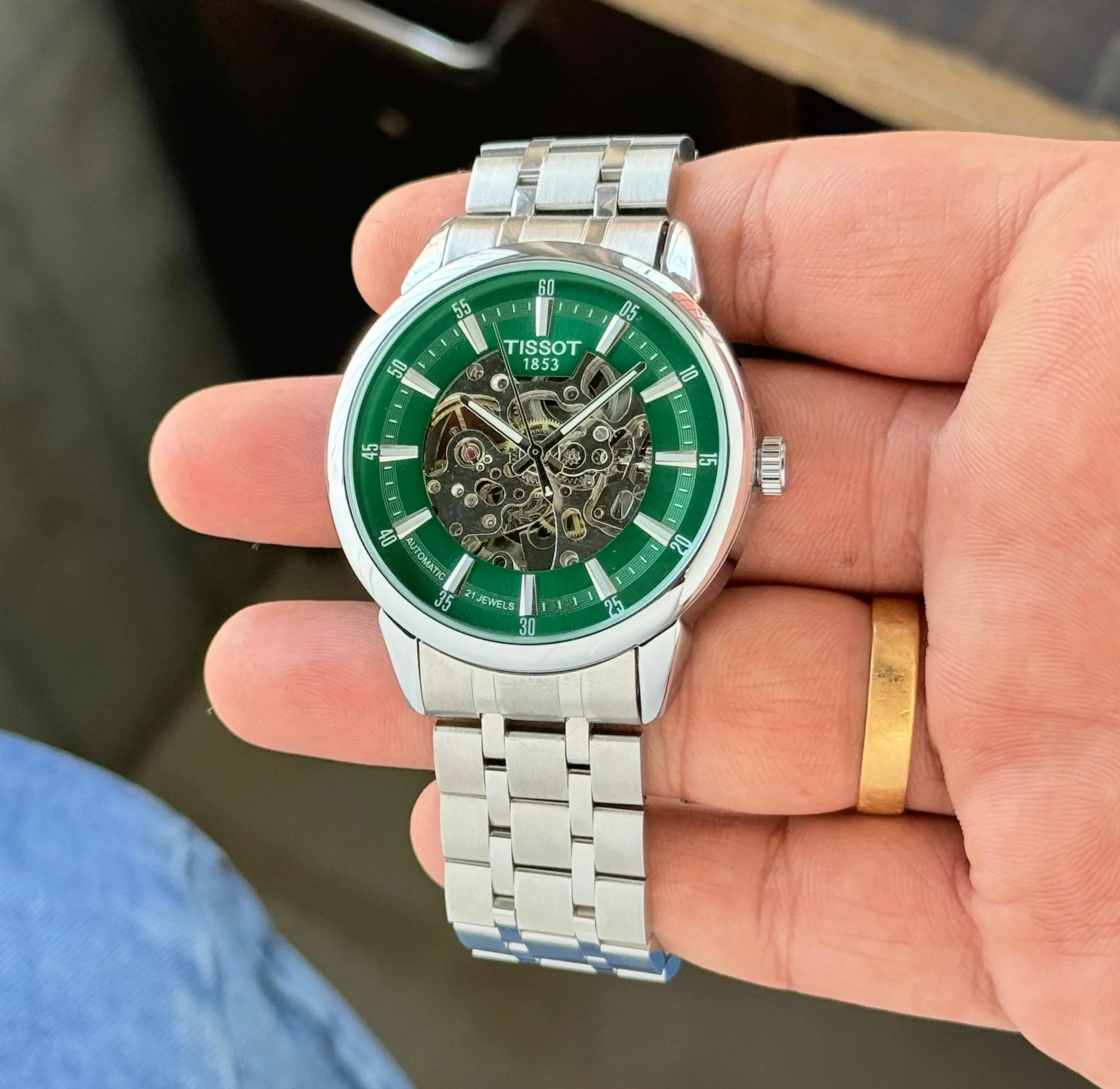 TISSOT CHEMIN PREMIUM SKELETON 7A ORIGINAL - Image 1