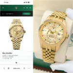 ROLEX SKY-DWELLER REFERENCE 336938 STAINLESS STEEL GOLDEN - Image 6