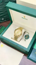 ROLEX SKY-DWELLER REFERENCE 336938 STAINLESS STEEL GOLDEN - Image 3