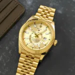 ROLEX SKY-DWELLER REFERENCE 336938 STAINLESS STEEL GOLDEN - Image 5