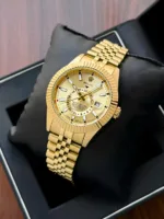 ROLEX SKY-DWELLER REFERENCE 336938 STAINLESS STEEL GOLDEN - Image 4