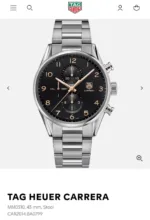TAG HEUER CARRERA 1887 7AAA PREMIUM BLACK DIAL