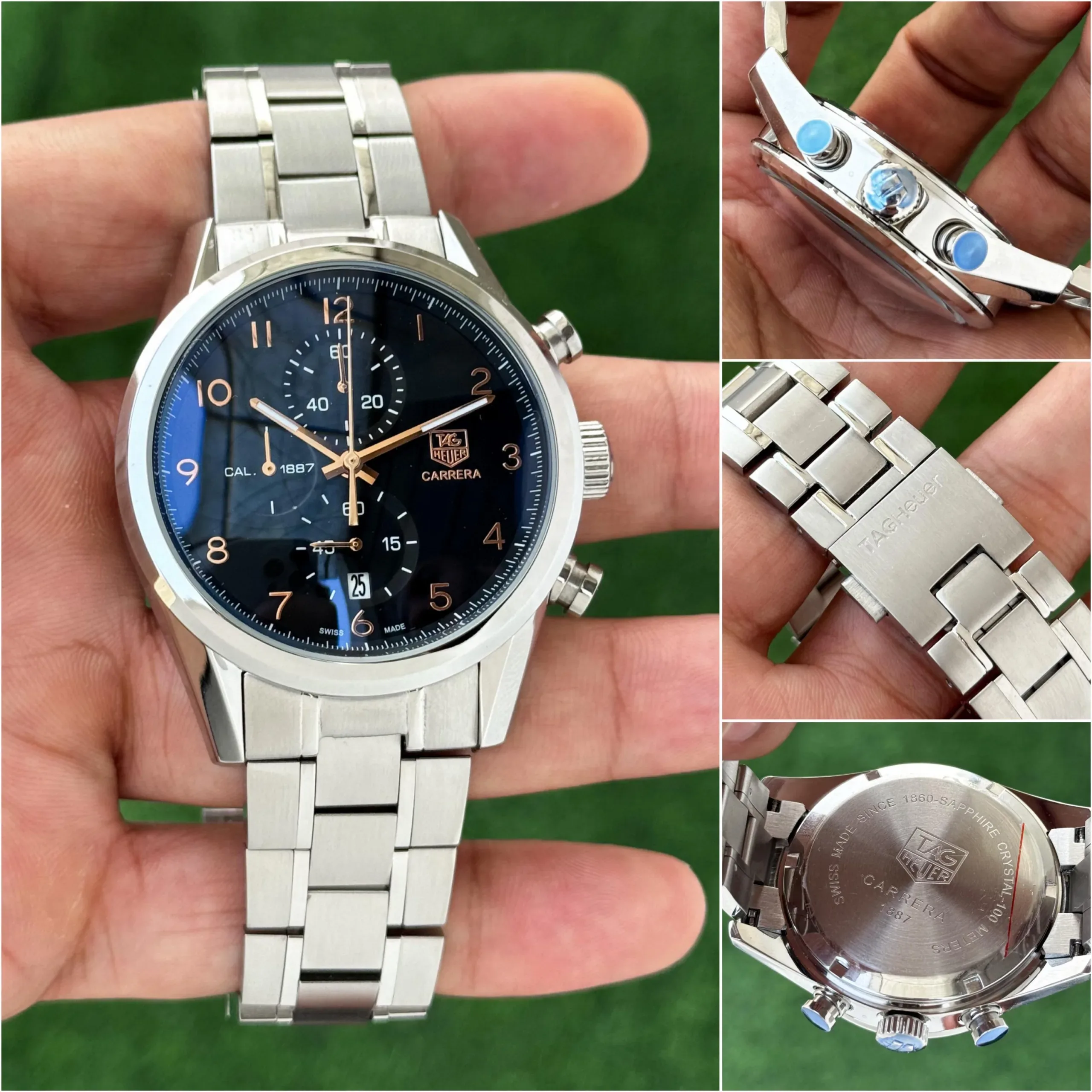 TAG HEUER CARRERA 1887 7AAA PREMIUM BLACK DIAL - Image 5