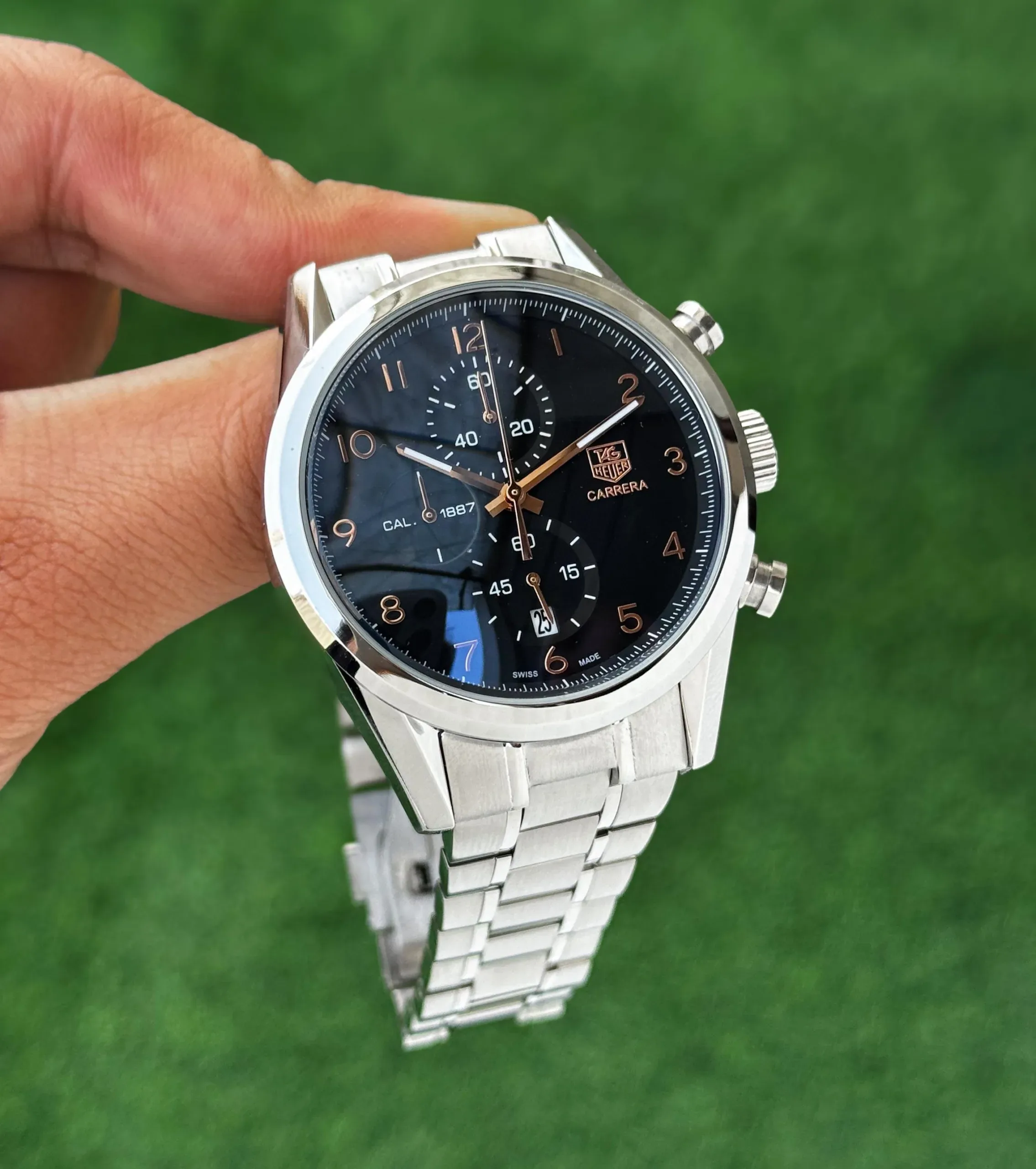 TAG HEUER CARRERA 1887 7AAA PREMIUM BLACK DIAL - Image 4