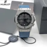 HUBLOT BIG BANG BLUE SILVER DATE DIAL