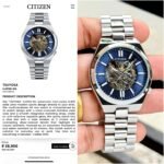 CITIZEN TSUYOSA AUTOMATIC BLUE OPEN HEART 7AA PREMIUM