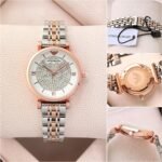 EMPORIO ARMANI SLIM 7AA PREMIUM ROSE GOLD WHITE DIAL - Image 5
