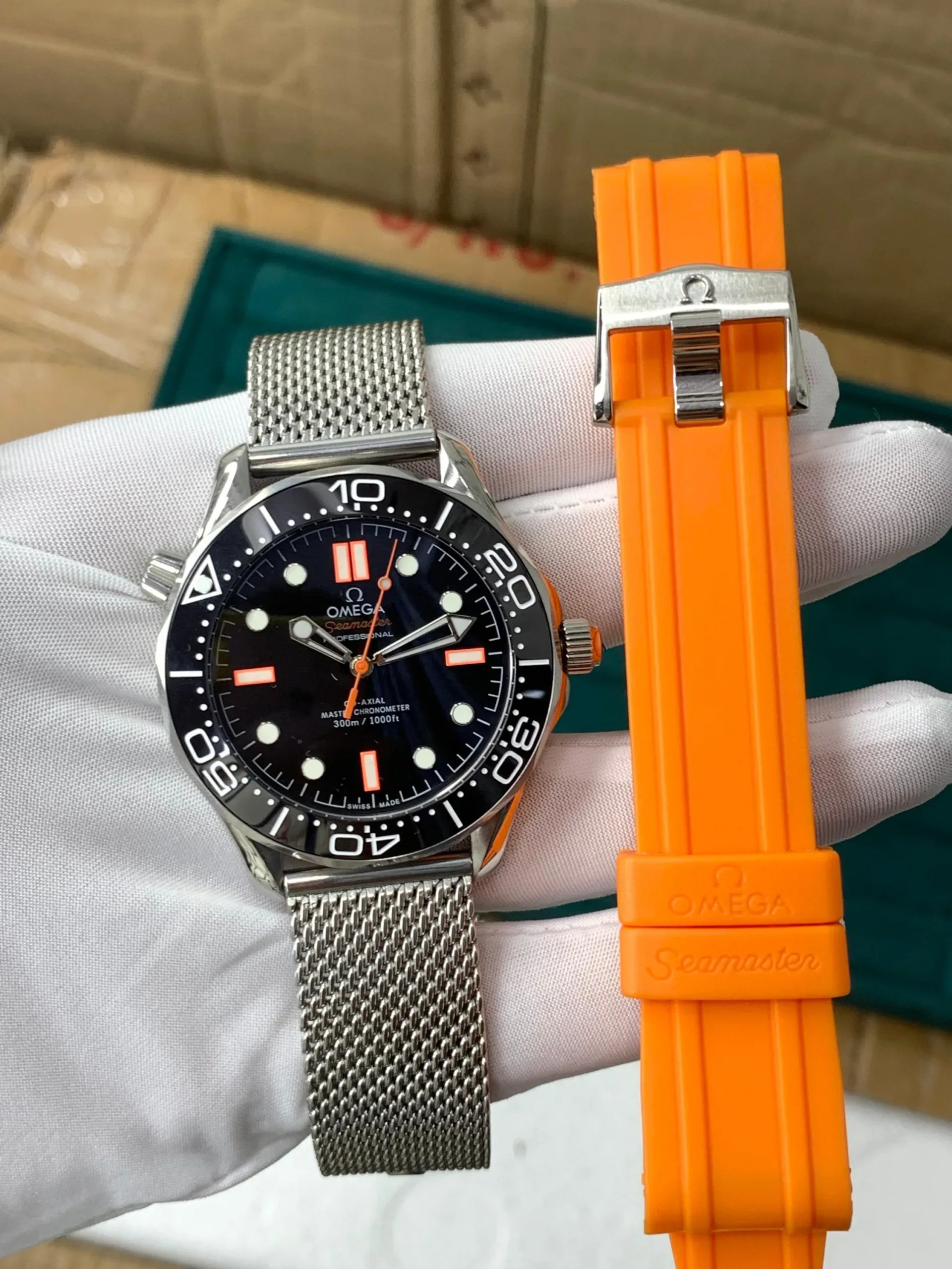 2025/12/IMG-20251202-WA0004-1-jpg.webp OMEGA SEAMASTER DIVER 7AA PREMIUM AUTOMATIC BLACK DIAL - Image 1