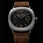 LUMINOR PANERAI RADIOMIR OPEN BACK STEEL AUTOMATIC BLACK - Image 4