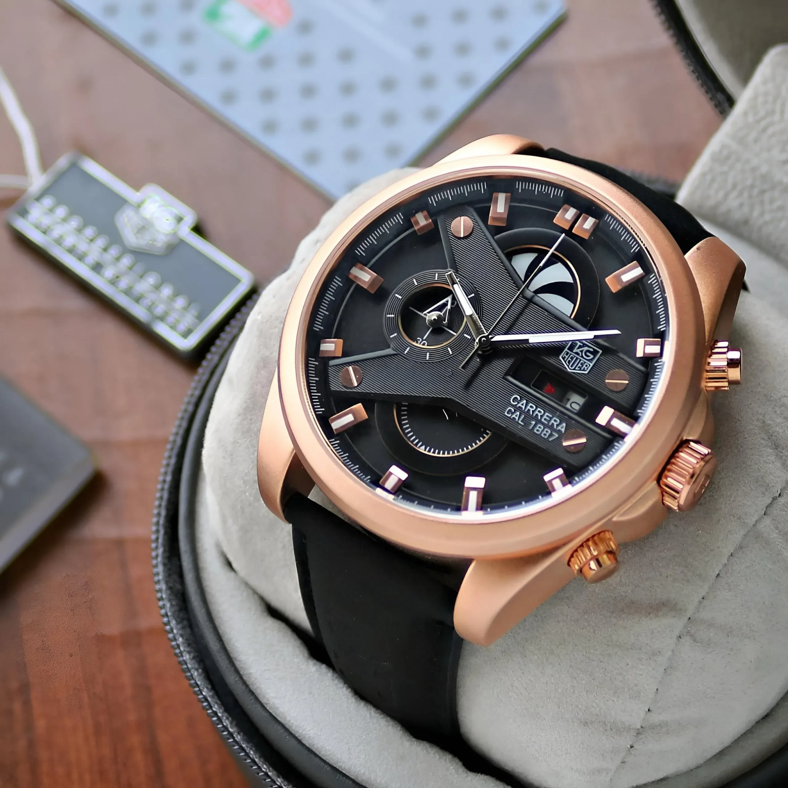 TAG HEUER CARRERA SPORT CR7 7AA PREMIUM BLACK DIAL - Image 2