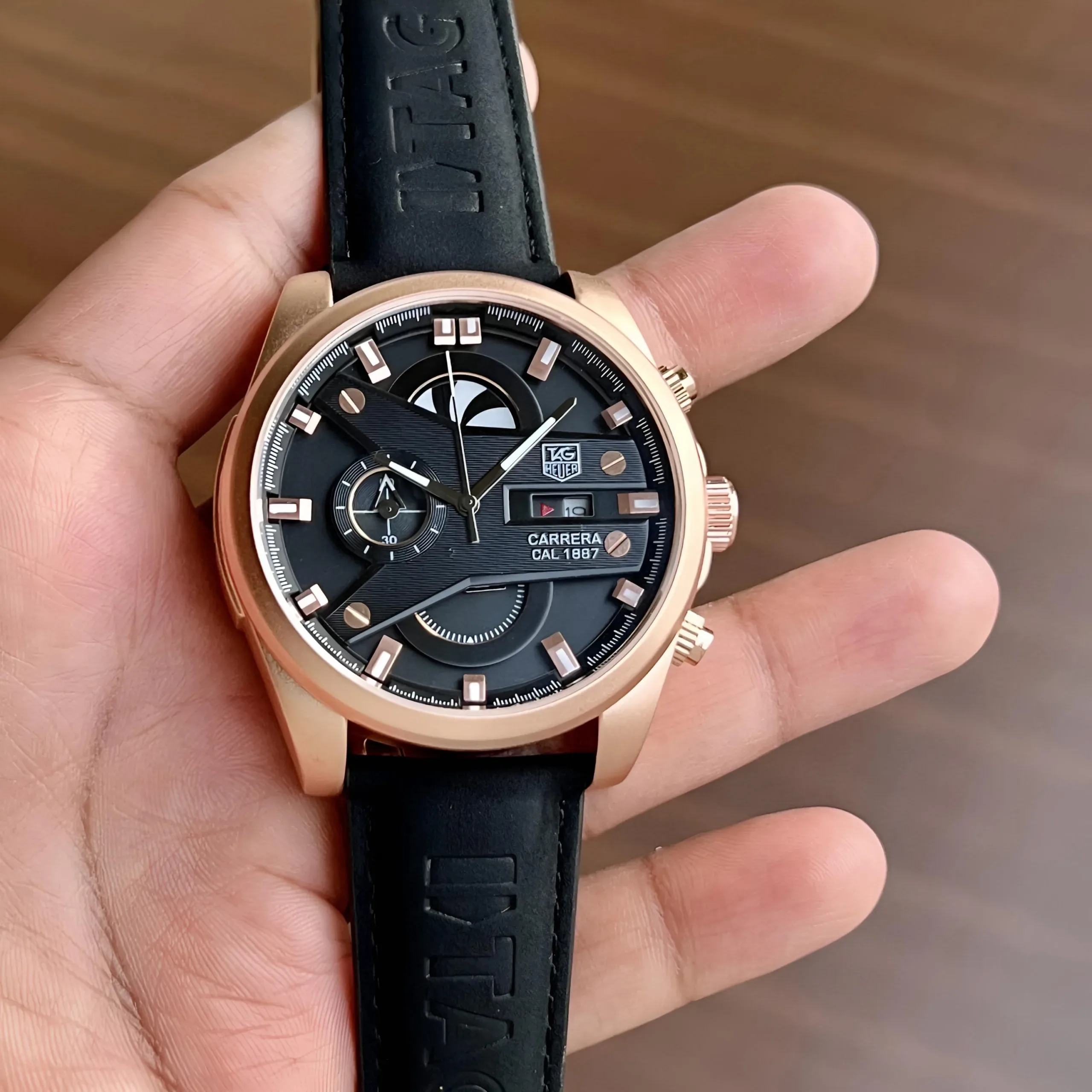 2025/12/IMG-20251204-WA0004-jpg.webp TAG HEUER CARRERA SPORT CR7 7AA PREMIUM BLACK DIAL - Image 1