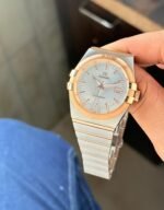OMEGA CONSTELLATION STAINLESS STEEL 7AAA PREMIUM WHITE DIAL - Image 4