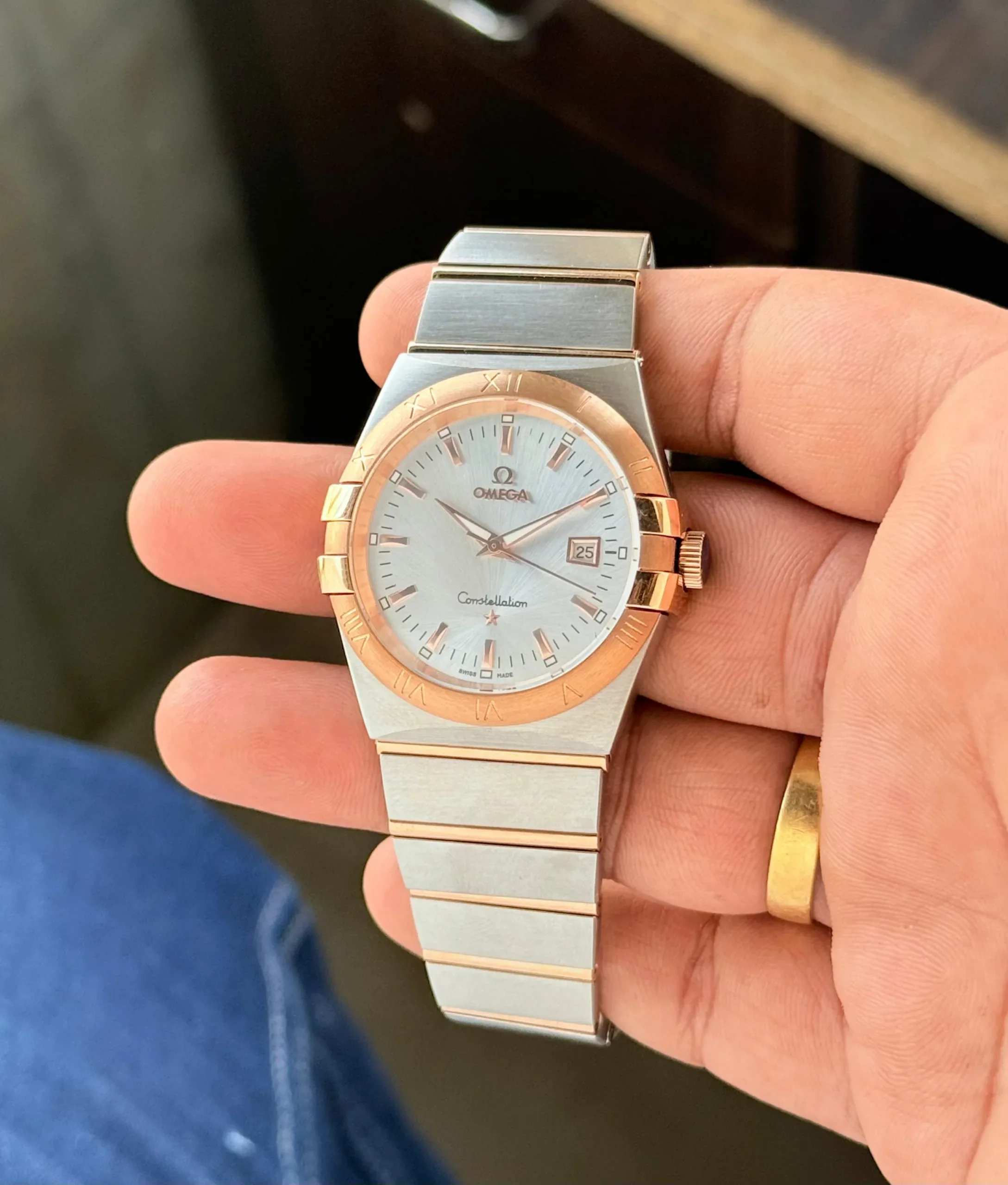 2025/12/IMG-20251205-WA0041-jpg.webp OMEGA CONSTELLATION STAINLESS STEEL 7AAA PREMIUM WHITE DIAL - Image 1