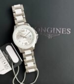 LONGINES ELEGANT CLASSIC 7AAA PREMIUM WHITE AND SILVER CERAMIC - Image 2