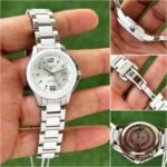 LONGINES ELEGANT CLASSIC 7AAA PREMIUM WHITE AND SILVER CERAMIC - Image 4