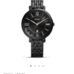 FOSSIL ANALOG DIAL STAINLESS STEEL BLACK 7AA PREMIUM