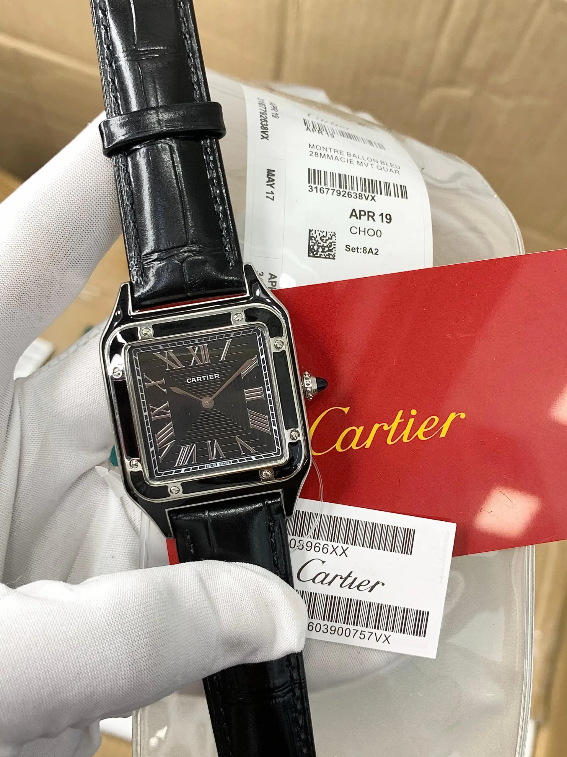 CARTIER SANTOS UNISEX DUMONT LAQUER WSSA0046 7AAA PREMIUM - Image 8